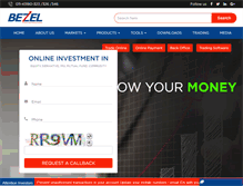 Tablet Screenshot of bezelgroup.in